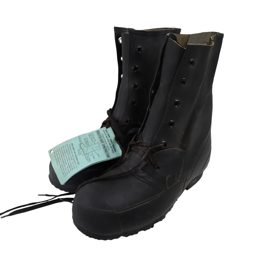 NWT Vintage Military QMC Hood Rubber Cold Weather Mickey Mouse Boots